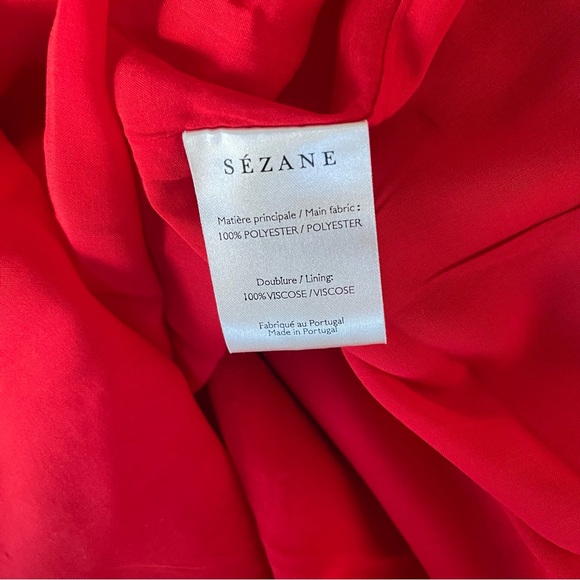 Sezane Olymea Scarlet Ruffle Dress - Picture 9 of 10